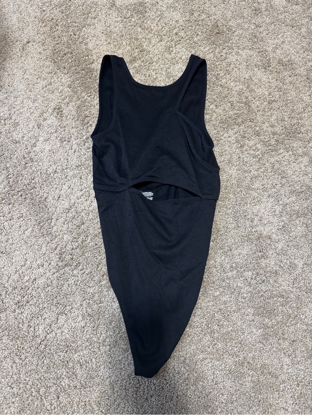 Medium Women’s Black Cutout Tank Bodysuit - Colsie